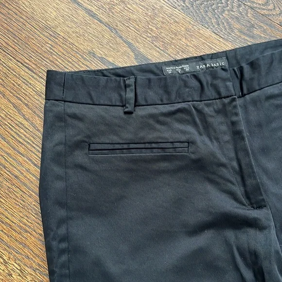 Zara Basics Women’s Black Dress Pants Workwear - size 6 - Picture 3 of 11